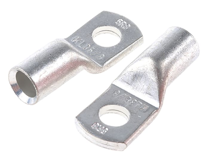 Klauke Uninsulated Ring Terminal, M8 Stud Size, 35mm² to 35mm² Wire Size