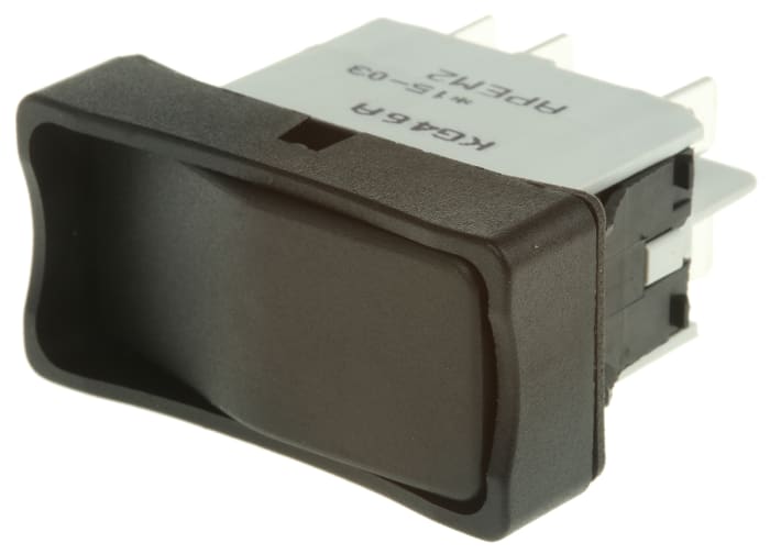 APEM DPST, On-On Rocker Switch Panel Mount