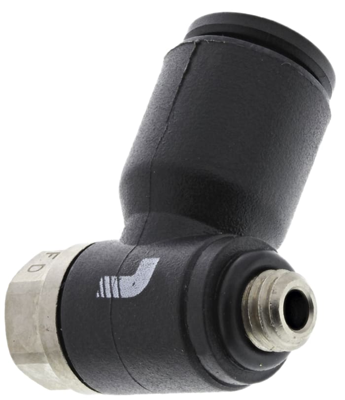 Legris 7010 Series Threaded Flow Regulator, M5 x 0.8 Male Inlet Port x 6mm Tube Outlet Port