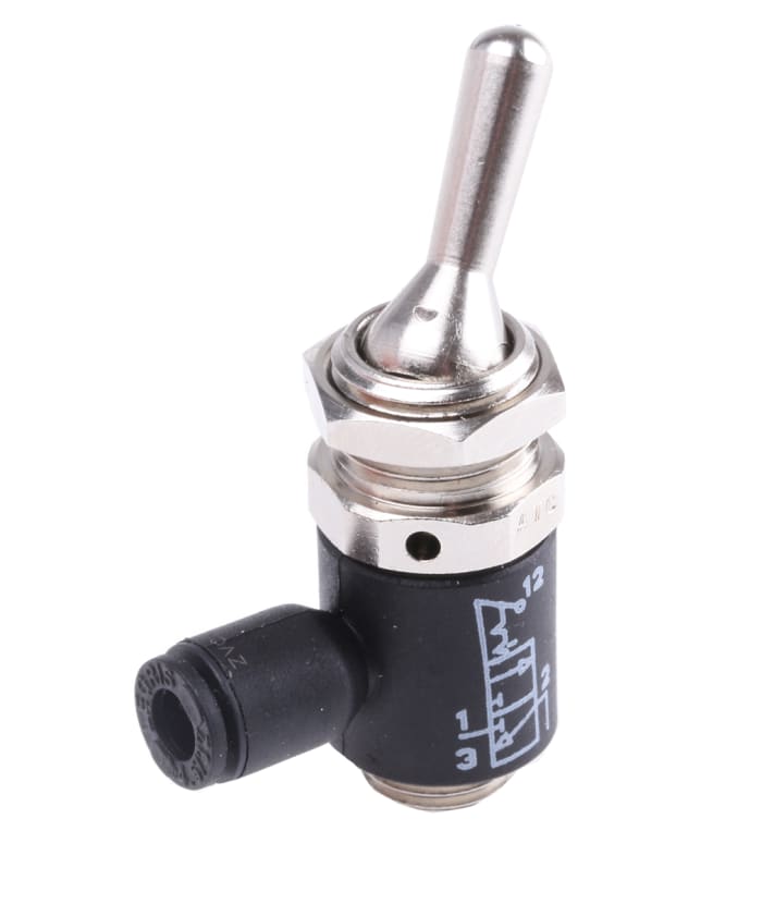 Legris Toggle Lever 3/2 Pneumatic Manual Control Valve 7800 Series, G 1/8, 1/8in, III B