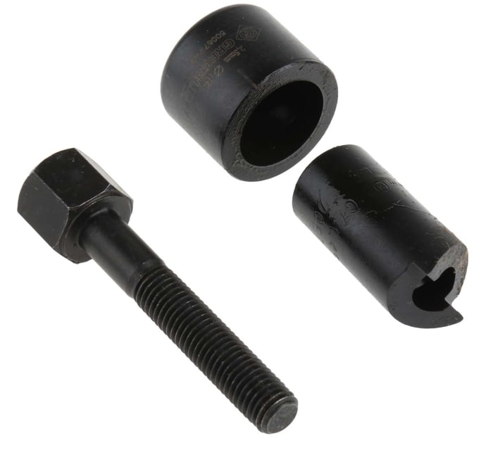 Greenlee Punch and Die Tool, 12.5mm, Circular, Hand Operation