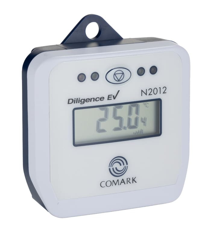Registrador de datos Comark N2012, para Temperatura, con alarma, display LCD, interfaz Infrarrojos