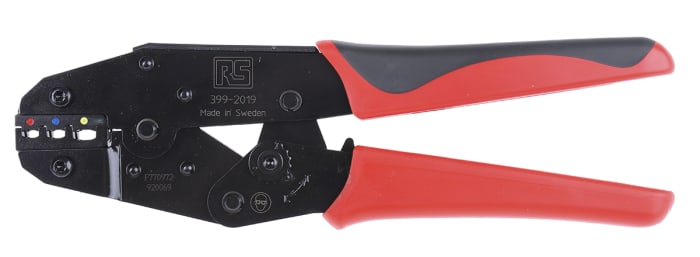 Pince à sertir RS PRO pour Bornes DIN isolées rouge, bleu, jaune Ovale