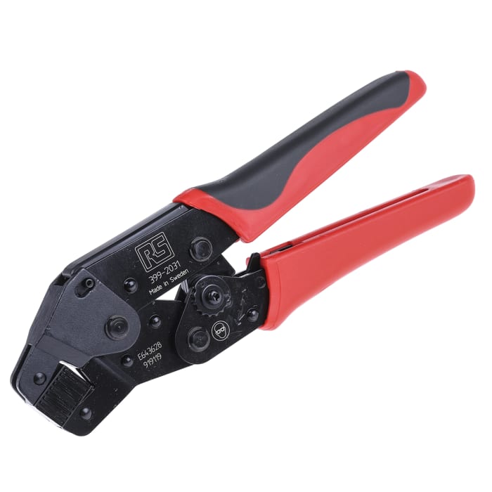 RS PRO Hand Ratcheting Crimp Tool for Wire End Sleeves, 0.5 → 6mm² Wire