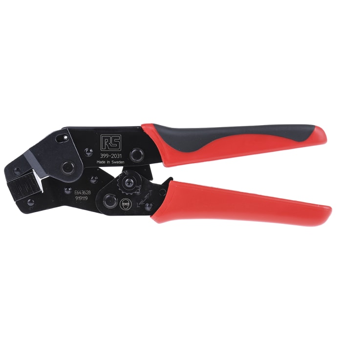 RS PRO RS PRO Ratcheting Hand Crimping Tool for Bootlace Ferrule
