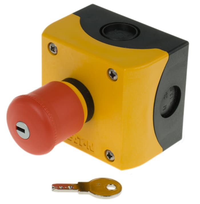 216523 & M22PVS/KC11/IY Eaton Eaton Surface Mount Emergency Button