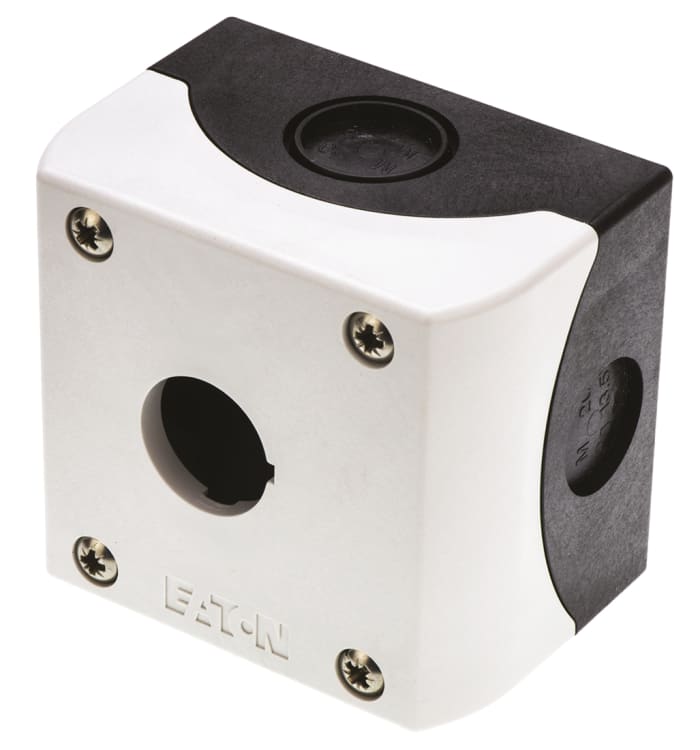 Eaton Grey Plastic M22 Enclosure - 1 Hole 22mm Diameter