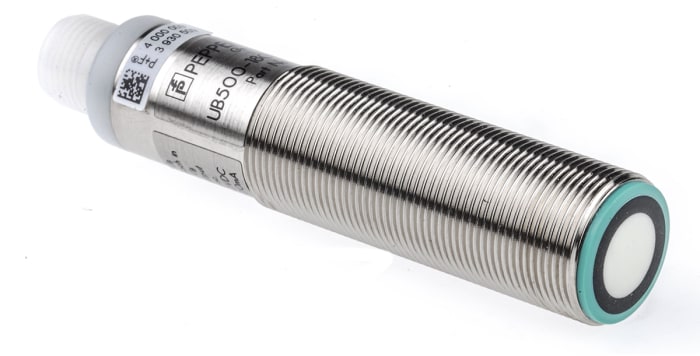 Pepperl + Fuchs Ultrasonic Threaded Barrel Proximity Sensor, M18, 500 mm Detection, PNP NO/NC, 10 → 30 V dc