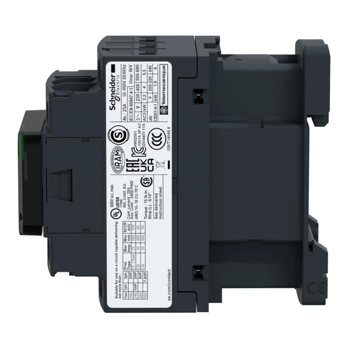 Contactor LC1D18 LC1D18M7 LC1D18M7C - 3P(3 NO) - AC-3 - = 440 V 18