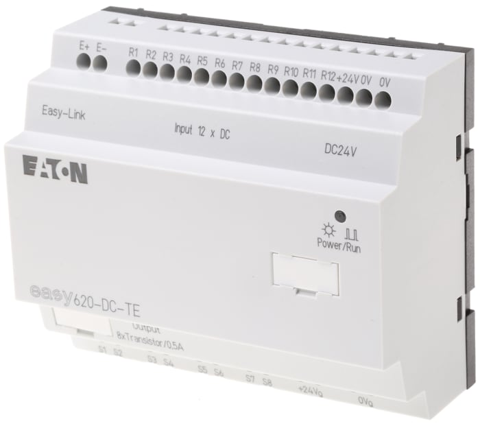 Eaton EASY Expansion Module, 24 V dc Transistor, 12 x Input, 6 x Output Without Display