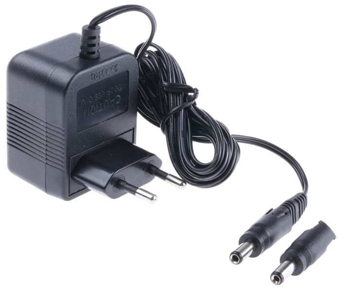 Adaptér AC/DC, výstup: 9V ac, počet výstupů: 1 Lineární napájecí zdroj 300mA 3W, Typ C