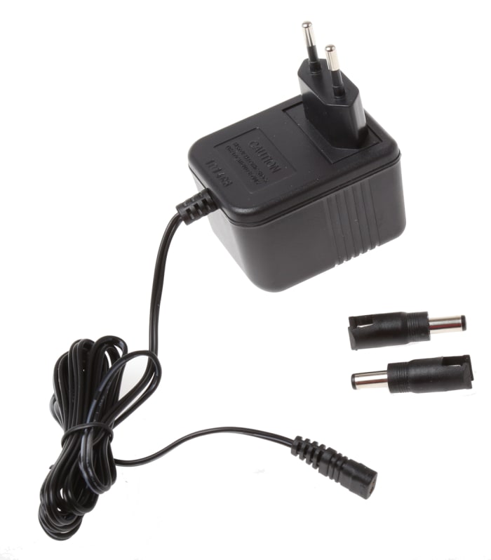 Mascot 6W Plug-In AC/DC Adapter 12V ac Output, 500mA Output