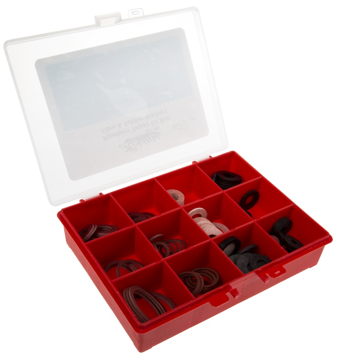 RS PRO 103 x Washer & Seal Kit, 12 Compartments