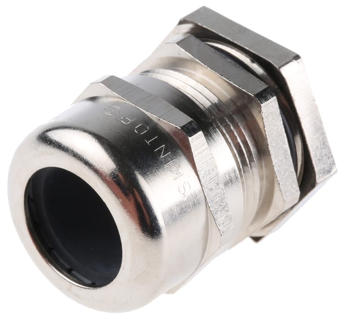 Lapp SKINTOP Series Metallic Nickel Plated Brass Cable Gland, PG21 Thread, 11mm min., 18mm max., IP68