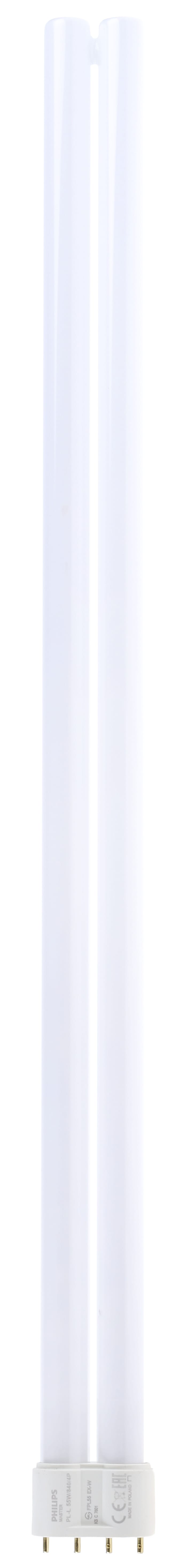 55PLL840 Philips Lighting Philips Lighting 2G11 Twin Tube Shape CFL Bulb 55 W 4000K Cool White Colour Tone 407 5761 RS Components