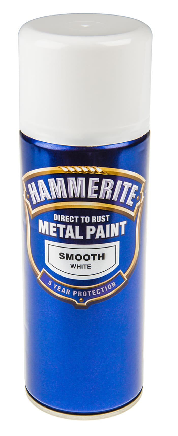Peinture aérosol Hammerite, Blanc Lissé, 400ml