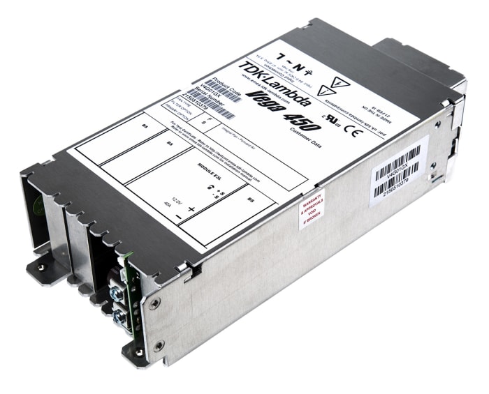 TDK-Lambda Switching Power Supply, V4FFS 12V40A, 12V dc, 40A, 450W, 1 Output, 130 → 330 V dc, 90 → 264 V