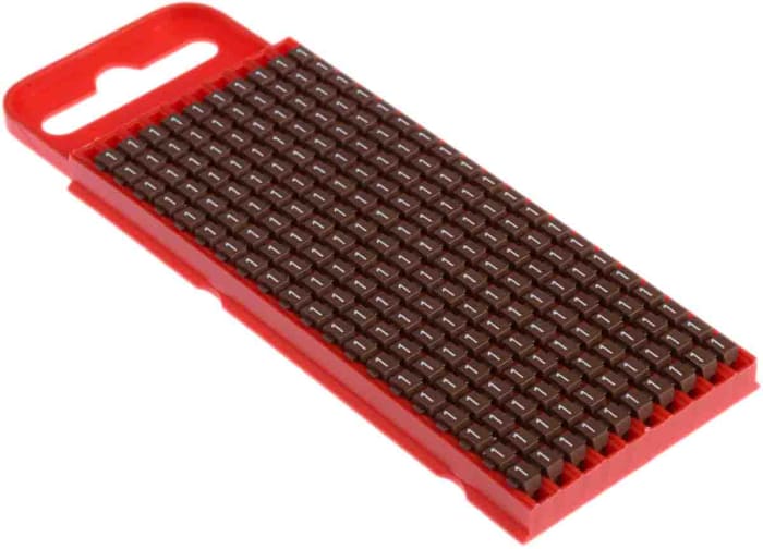 Označovače kabelů Zacvakávací barva Hnědá 1000pack ks 3mm x 5 mm Ne HellermannTyton 1