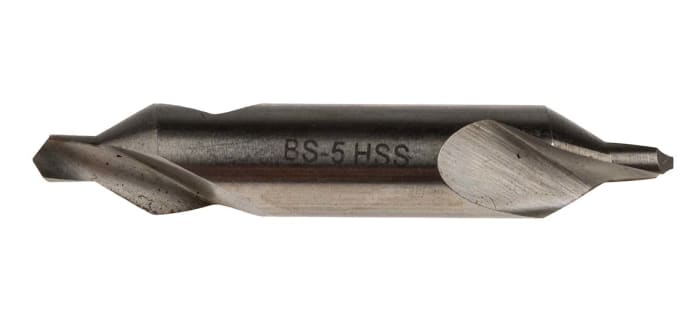 RS PRO HSS double ended centre drill, 4.8mm Diameter, 64mm Overall