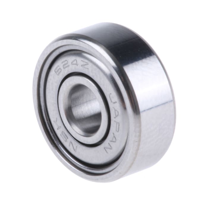 Roulement à billes à gorge profonde à une rangée NSK, ø int. 4mm, ø ext. 13mm, larg. 5mm