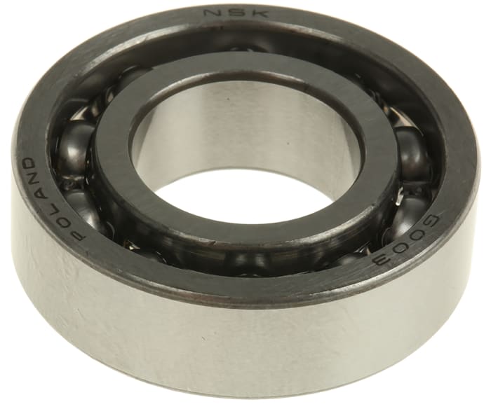 NSK 6003 Single Row Deep Groove Ball Bearing- Open Type 17mm I.D, 35mm O.D