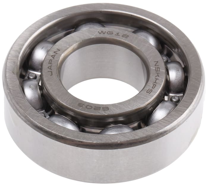 Roulement à billes à gorge profonde à une rangée NSK, ø int. 17mm, ø ext. 40mm, larg. 12mm