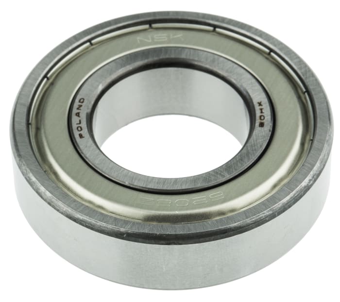 Roulement à billes à gorge profonde à une rangée NSK, ø int. 30mm, ø ext. 62mm, larg. 16mm