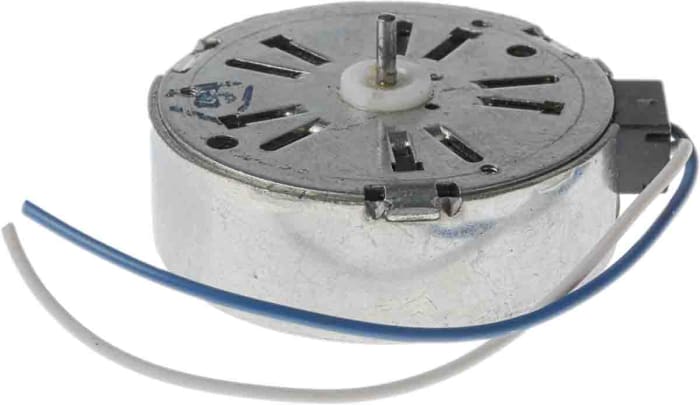 Motor AC síncrono, monofásico, giro horario, Crouzet 820000, 10 polos, 230 V, 0,16 W, 600 rpm a 240 V, 2,5 mNm