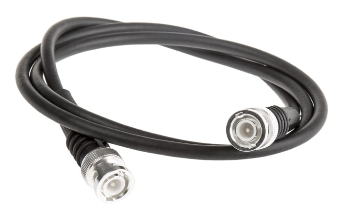 TE Connectivity Male BNC to Male BNC, 1m, RG58 Coaxial, Terminated50 Ω