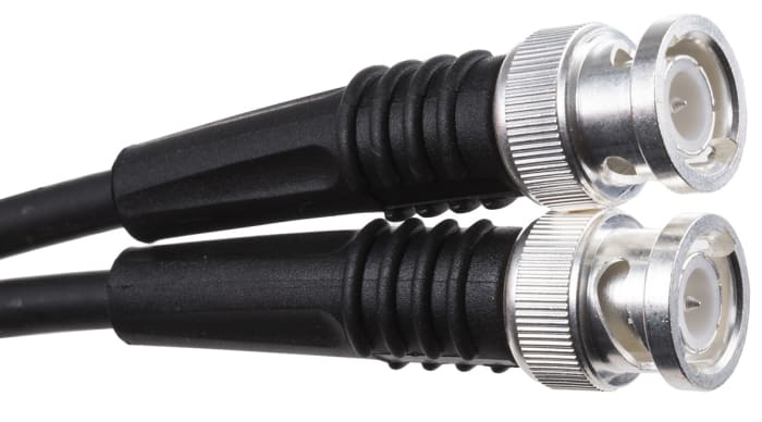 TE Connectivity Male BNC to Male BNC, 1.5m, RG58 Coaxial, Terminated50 Ω