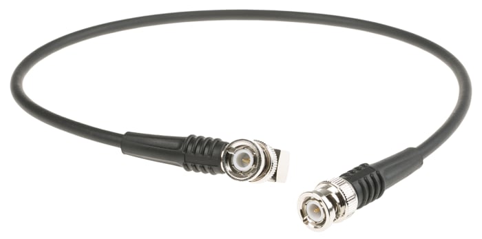 TE Connectivity Male BNC to Male BNC, 500mm, RG58 Coaxial, Terminated50 Ω