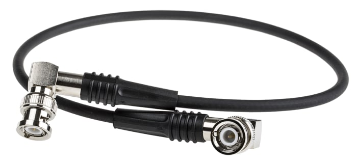 TE Connectivity Male BNC to Male BNC Coaxial Cable, 500mm, RG58 Coaxial, Terminated