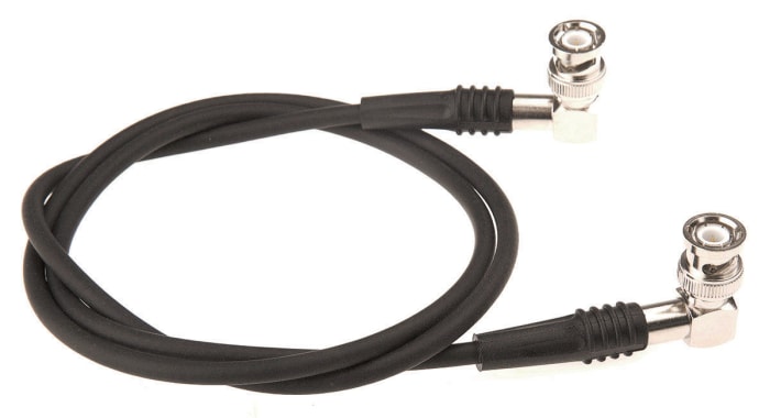 TE Connectivity Male BNC to Male BNC, 1m, RG58 Coaxial, Terminated50 Ω