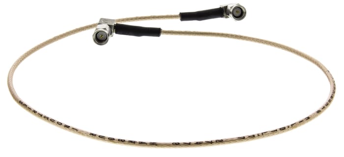 TE Connectivity Male SMA to Male SMA, 500mm, RG316 Coaxial, Terminated50 Ω