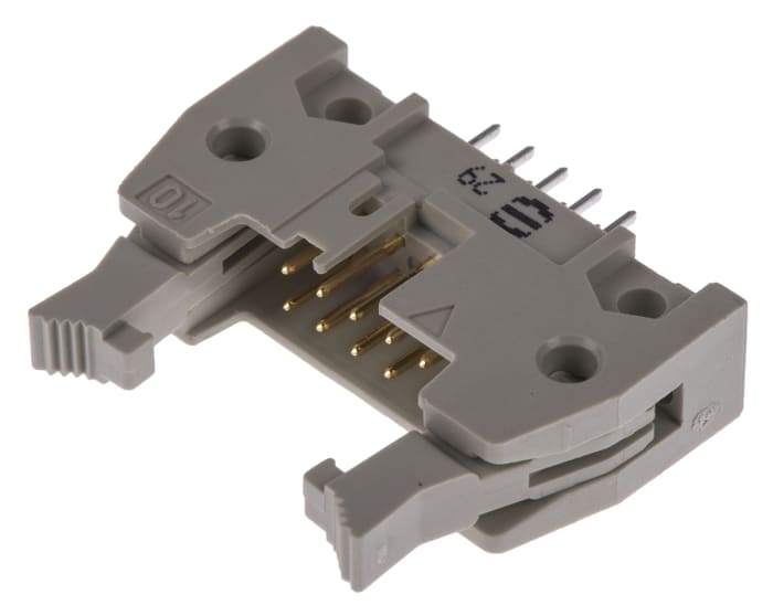 HARTING SEK 18 Series Straight Through Hole PCB Header, 10 Contact(s), 2.54mm Pitch, 2 Row(s), Shrouded