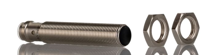 BALLUFF Inductive Threaded Barrel Proximity Sensor, M12, 2 mm Detection, PNP NO, 10 → 30 V dc