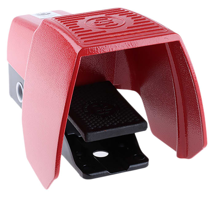 Bernstein AG Foot Switch Momentary Foot Switch - Aluminium Case Material, 2NO/2NC