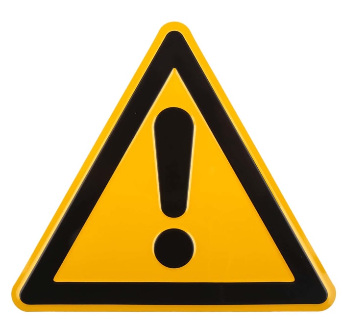 Wolk General Hazard Hazard Warning Sign