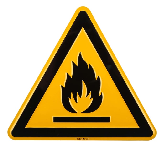 Wolk Fire Safety Hazard Warning Sign
