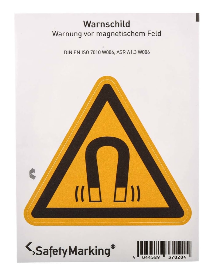 Wolk Self-Adhesive General Hazard Hazard Warning Sign