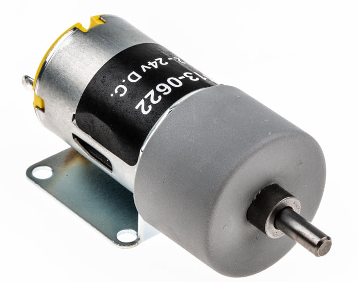 RS PRO Brushed Geared DC Geared Motor, 1.31 W, 12 V dc, 10 Ncm, 66 rpm, 4mm Shaft Diameter
