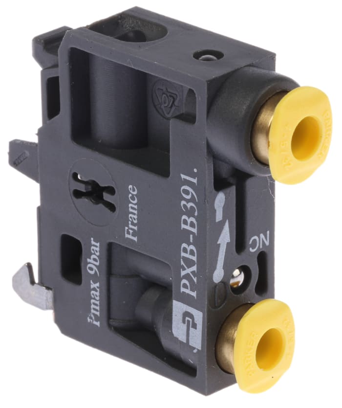 Vanne pneumatique Parker PXB Piston 3/2, 2.5mm
