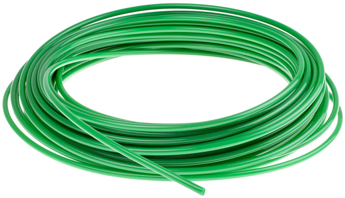 RS PRO Compressed Air Pipe Green Nylon 6mm x 30m NLF Series