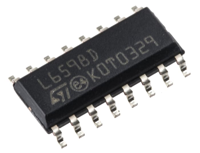 L6598D STMicroelectronics | STMicroelectronics PWM Controller, 400 kHz ...