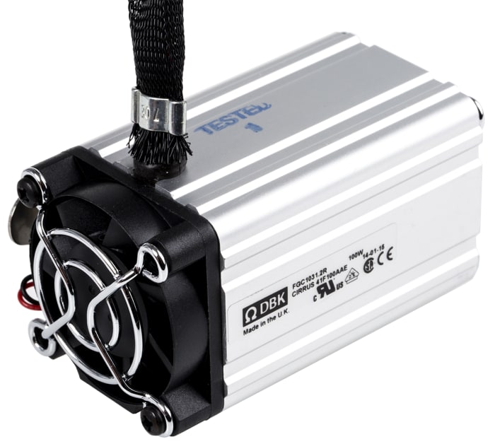 DBK Enclosures Enclosure Heater, 100 → 240V ac, 100W Output, 48°C, 72mm x 42mm x 42mm