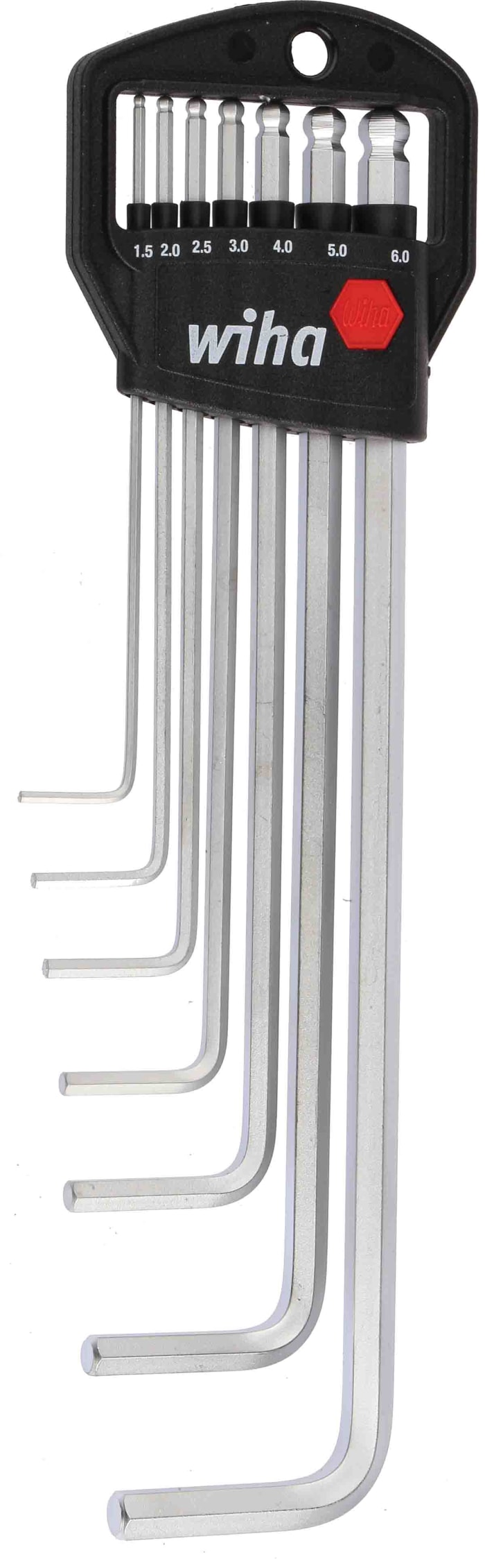 Wiha 7 piece L Shape Metric Hex Key Set, 1.5 → 6mm