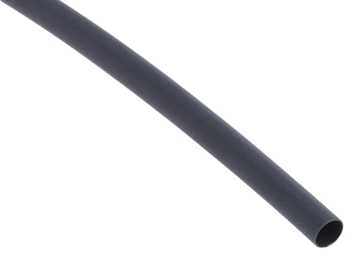 Tubo termorretráctil RS PRO de Poliolefina Negro, contracción 2:1, Ø 4.8mm, long. 300mm