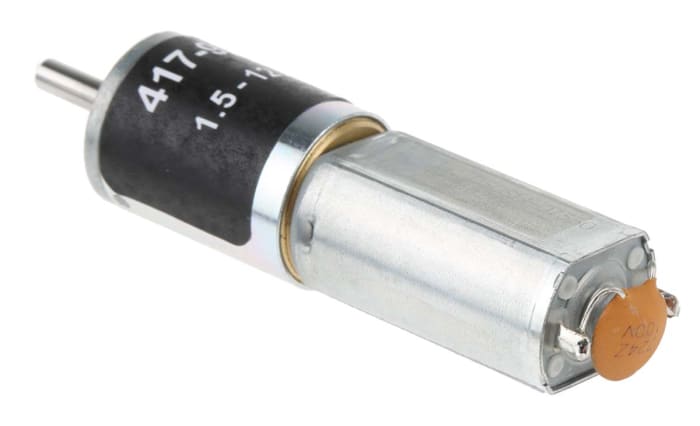 RS PRO Brushed Geared DC Geared Motor, 0.394 W, 12 V dc, 8 Ncm, 100 rpm, 3mm Shaft Diameter