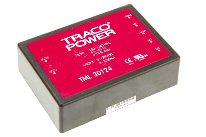 TRACOPOWER TML 30124 Встроенный источник питания в закрытом корпусе SMPS
