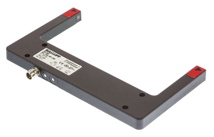 BALLUFF Through Beam Photoelectric Sensor, Fork Sensor, 120 mm Detection Range